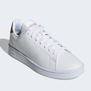 White Adidas Advantage Sneakers Size 9